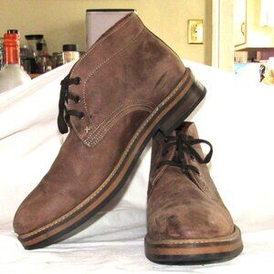 WOLVERINE 1883 Francisco Brown Chukka Boot Men 10.5 W00768 Leather Boots Lace Up